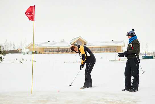 Зимний гольф